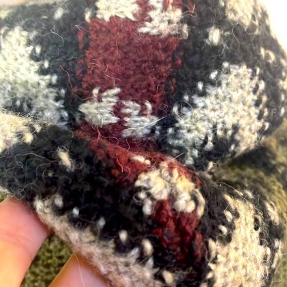 Abercrombie & Fitch Geometric Boho Long Hooded Cardigan with Pockets - Picture 4 of 8